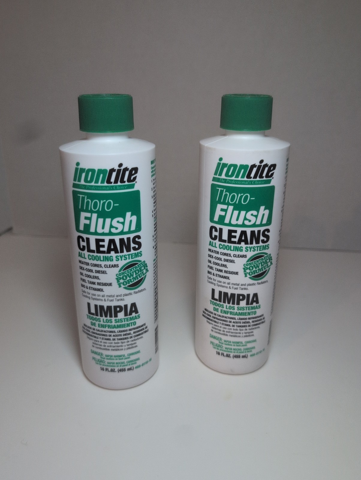Thoro Flush Cleans All Cooling Systems 16 FL.OZ 455 mL LIMPIA. (2)