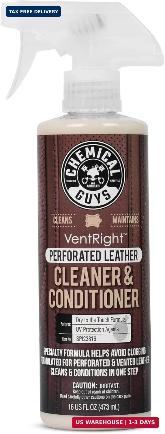 Chemical Guys VentRight Perforated Leather Cleaner and Conditioner Deep Cleaning