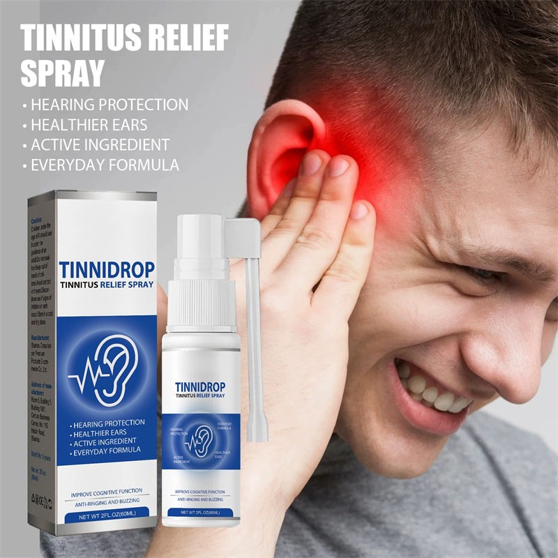 1/2/3 Pack Ear Care Spray Gentle Formula, Tinnitus Treatments Ear Spray 60ml