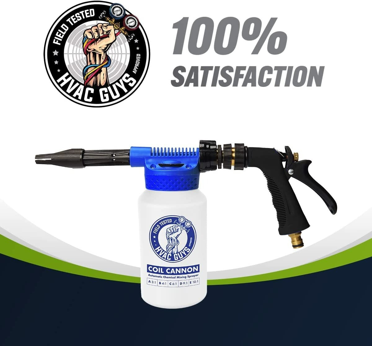HVAC Guys Coil Cannon – Coil Cleaner Chemical Mixing Sprayer for HVAC