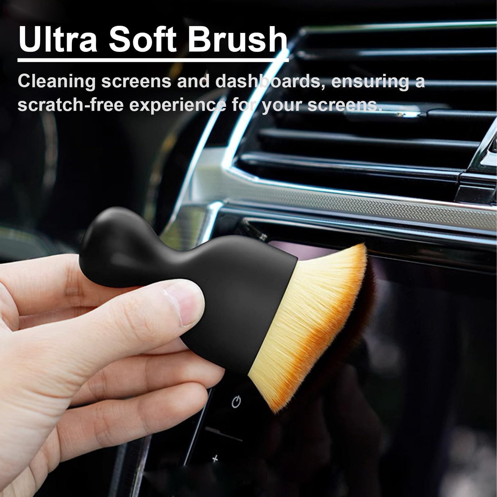4 Pcs Car Detailing Brush Set for Interior Exterior Cleaning Car Wash Wheels
