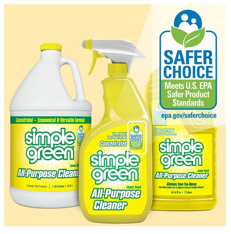 Simple Green All-Purpose Cleaner Concentrate Refill, Lemon Scent, 67.6 fl. oz