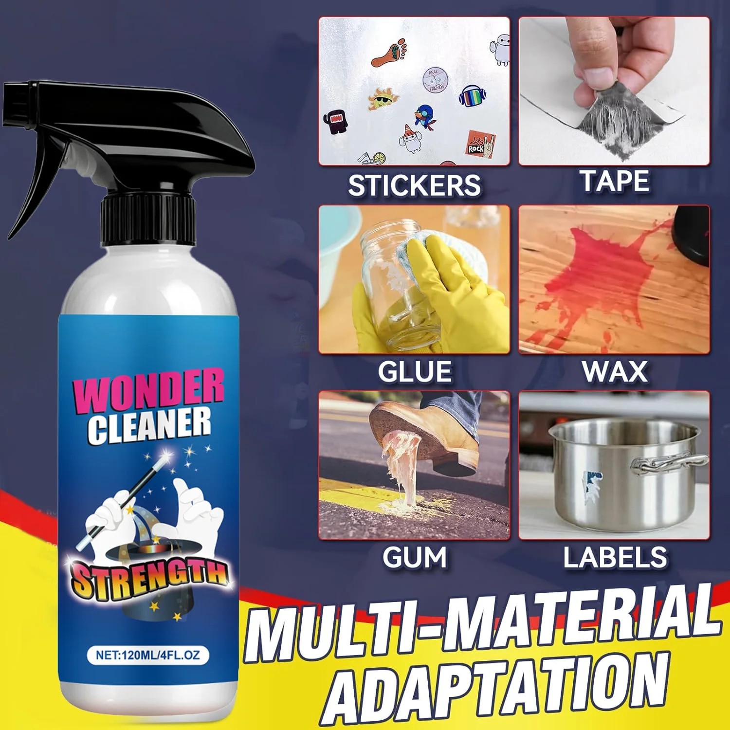 Wonder Cleaner Professional strength Multi Surface Cleaner Fast Action