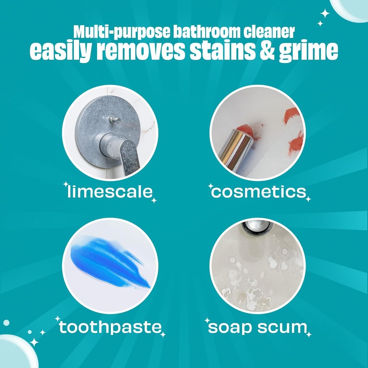 Scrubbing Bubbles Foaming Bleach-Free Bathroom Cleaner Spray – 32oz. Fast-Acting