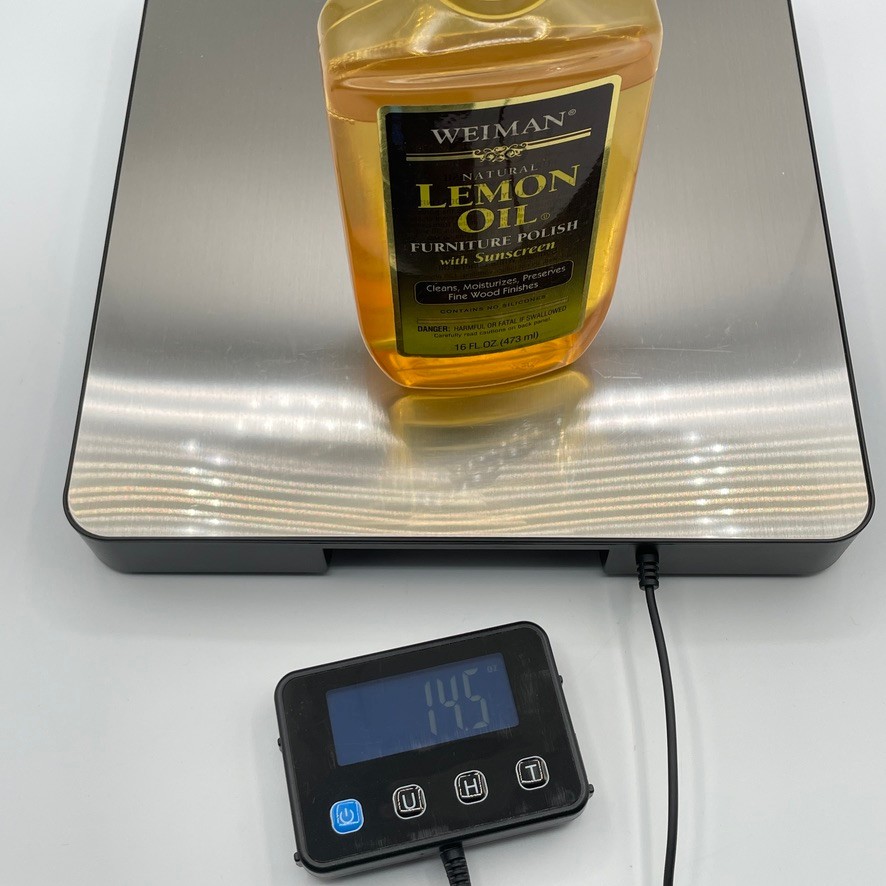 Weiman Lemon Oil Furniture Wood Polish with UV15 Sunscreen 16 Oz Bottle 90% Full