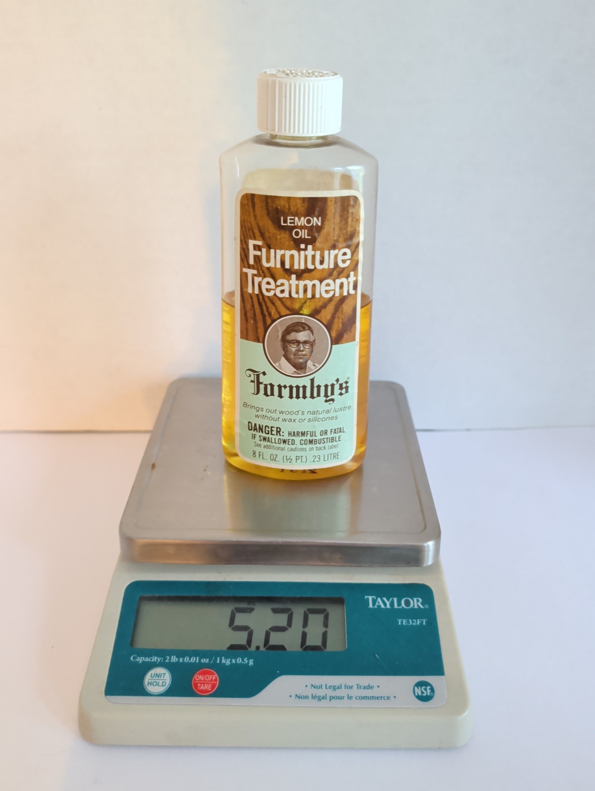 60% Full 5.2 Oz. Formby’s Lemon Oil Treatment Wood Furniture Clean 8 oz Bottle