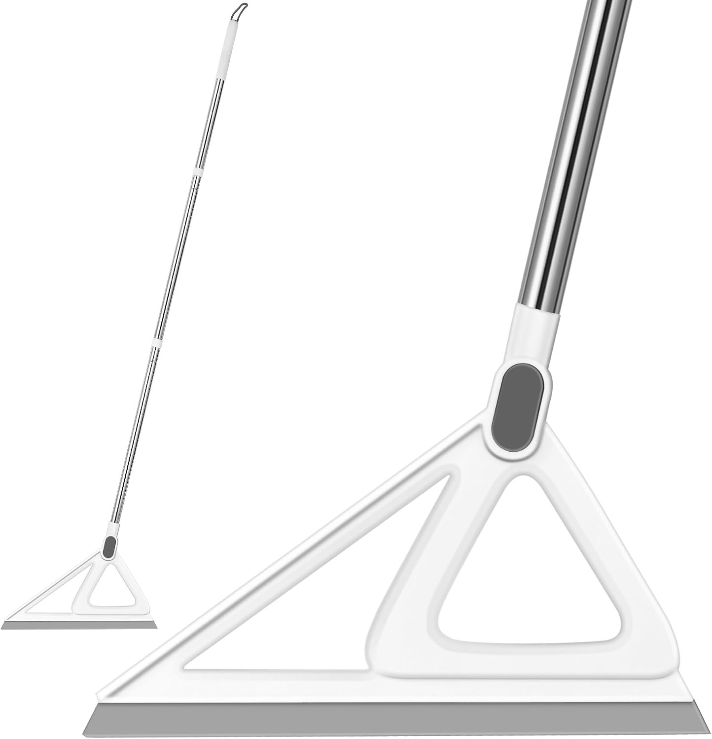 Magic Broom Squeegee Floor Sweeper Rubber Silicone 54 Inch Grey Multi-Surface
