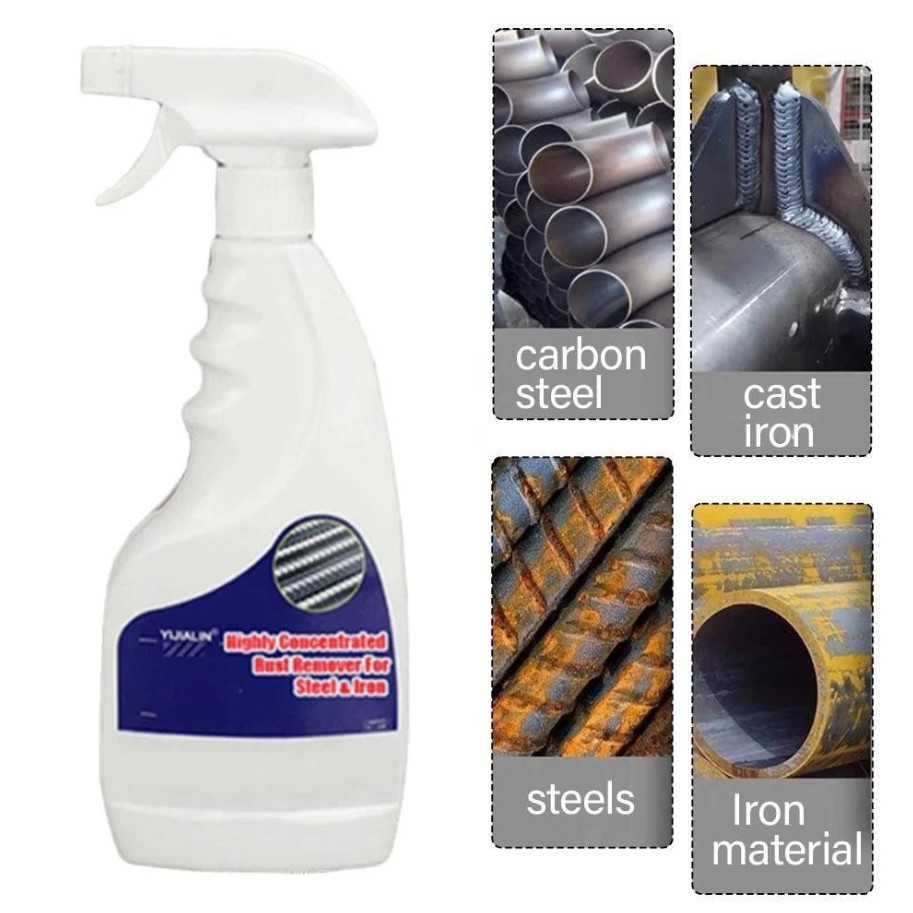 New Heavy Duty Rust Removal for Metal,Multipurpose Rust Remover Spray,Stainless