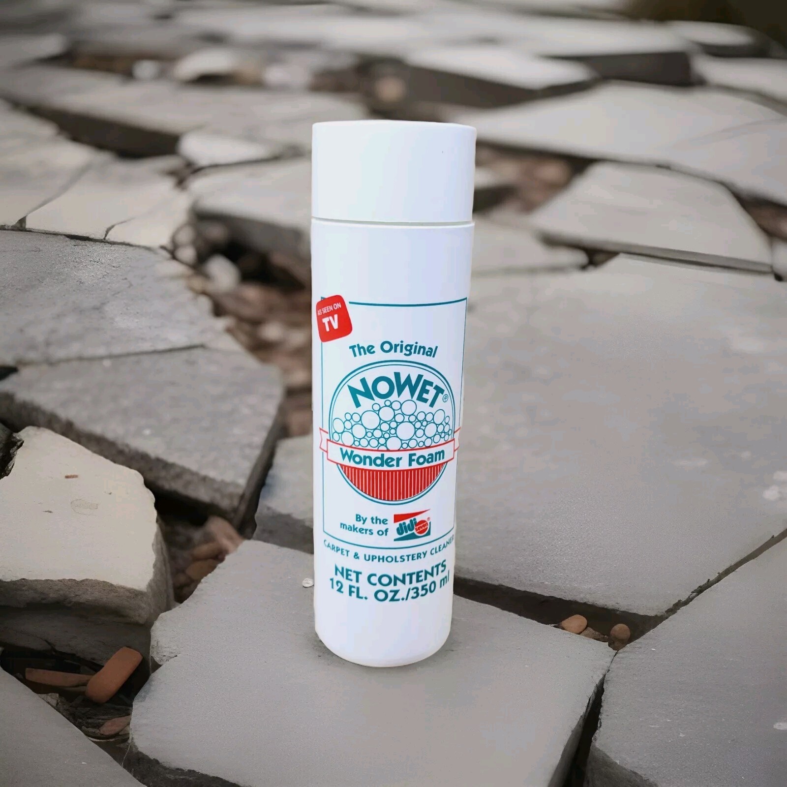 Vintage Original NoWet Wonder Foam Carpet Upholstery Cleaner New Sealed