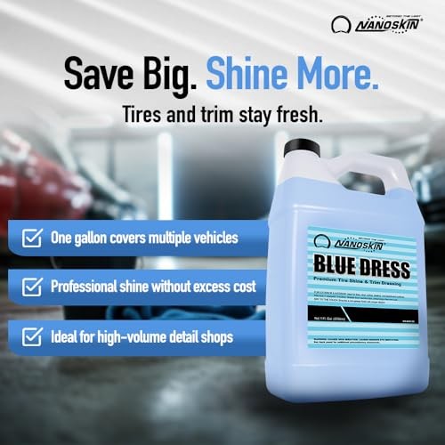 BLUE DRESS Premium Dressing – Sprayable Interior & 128 Fl Oz (Pack of 1)