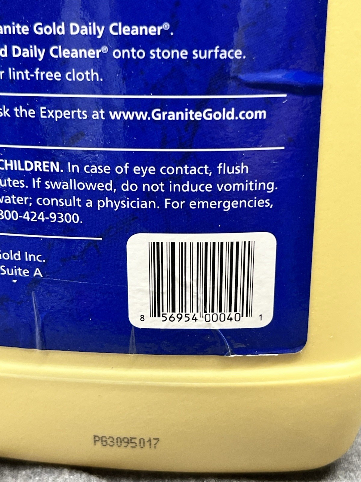 Granite Gold Citrus Scent Daily Cleaner Refill 64 oz Liquid-NEW Sealed