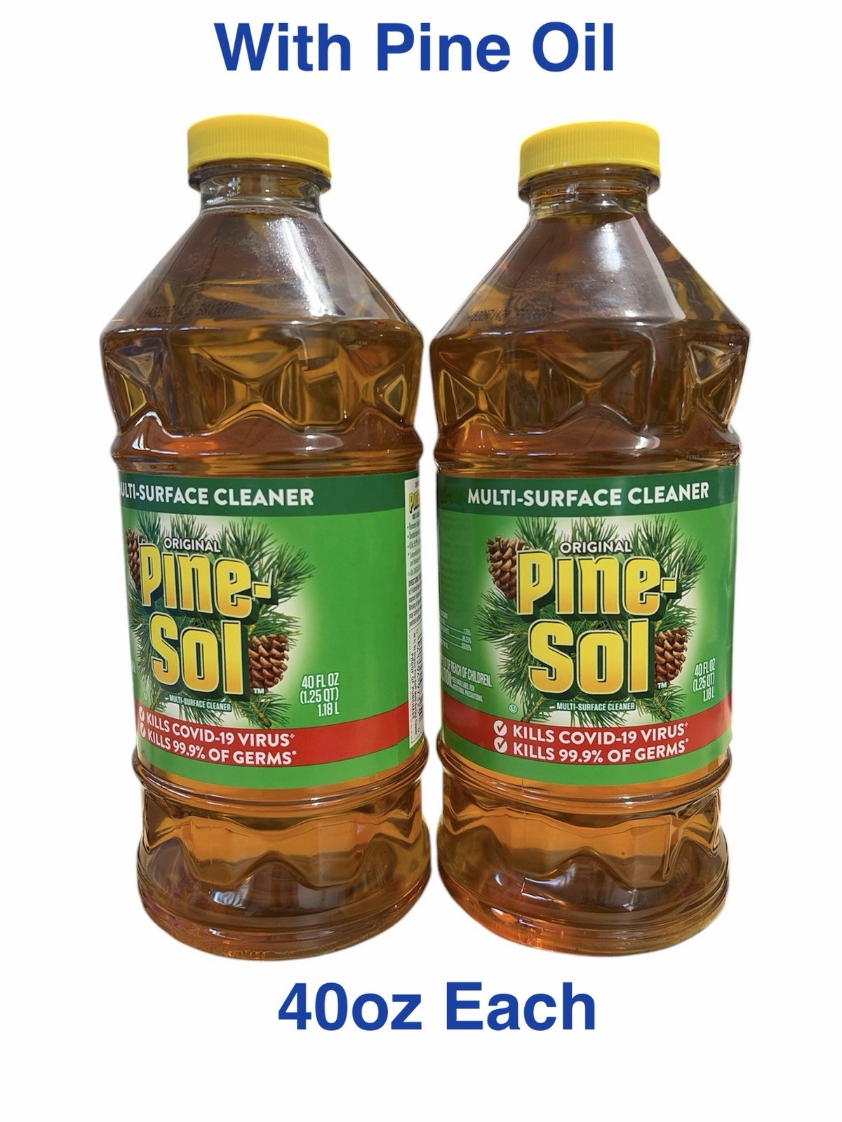 2x Pine-Sol All Purpose Cleaner Original Formula With Pine Oil 4O oz Each