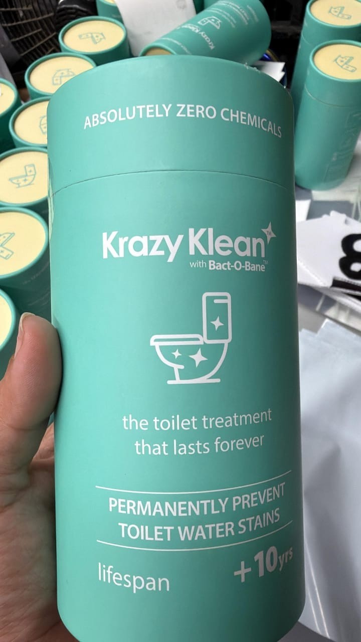 Krazy Klean Automatic Toilet Tank Cleaner Helps Reduce Buildup & Stains 1 count