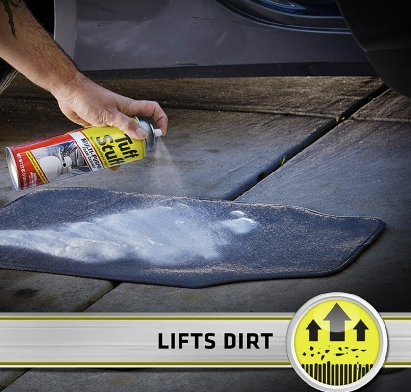 Tuff Stuff 13147WB Multi-Purpose Auto Interior & Carpet Foam Cleaner, 22 oz