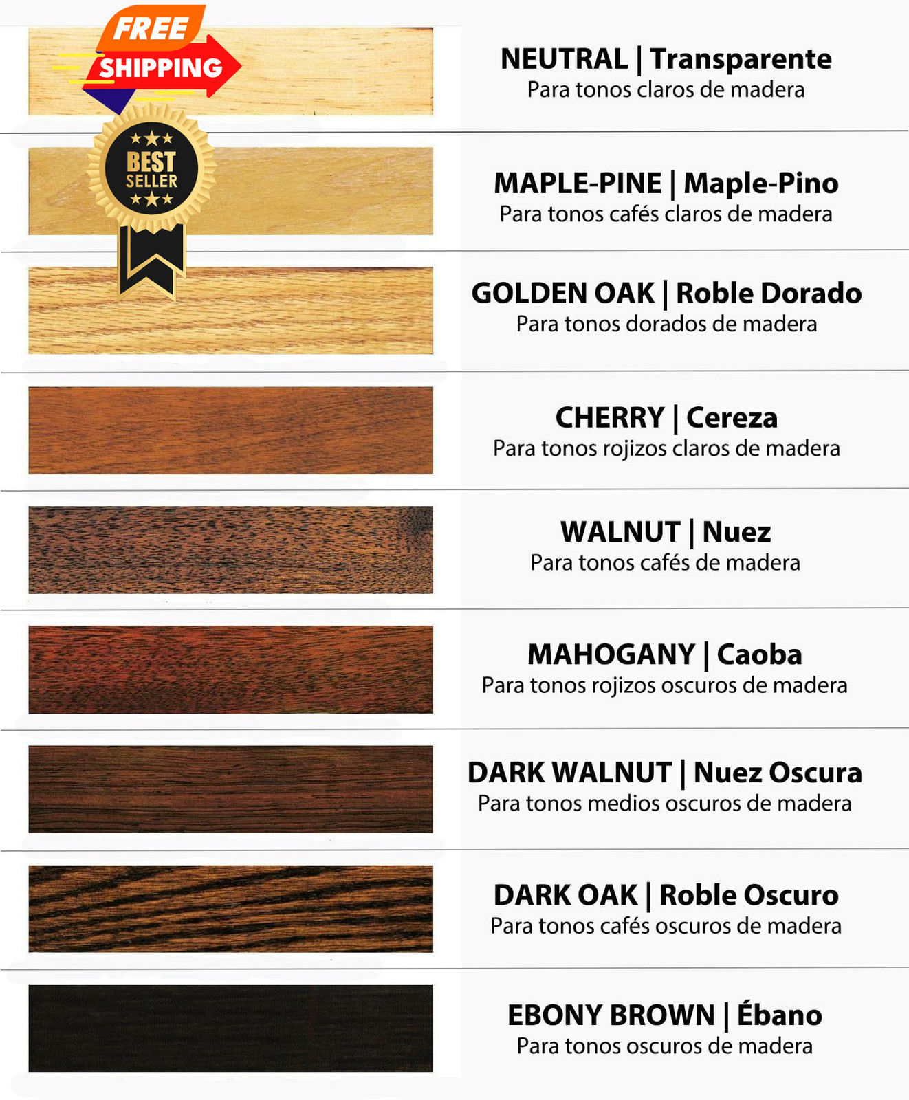 Howard Products, 1, Walnut