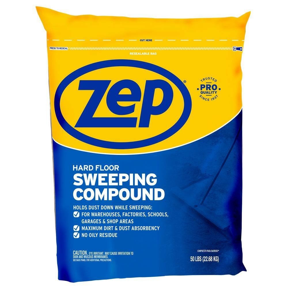 ZEP 50 lbs. Sweeping Compound for effective dust control and clean surfaces.best