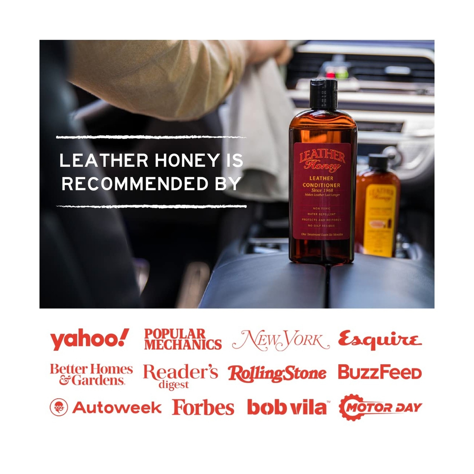 Leather Honey Leather Conditioner, Non-Toxic & Made in the USA Since 1968. Pr…