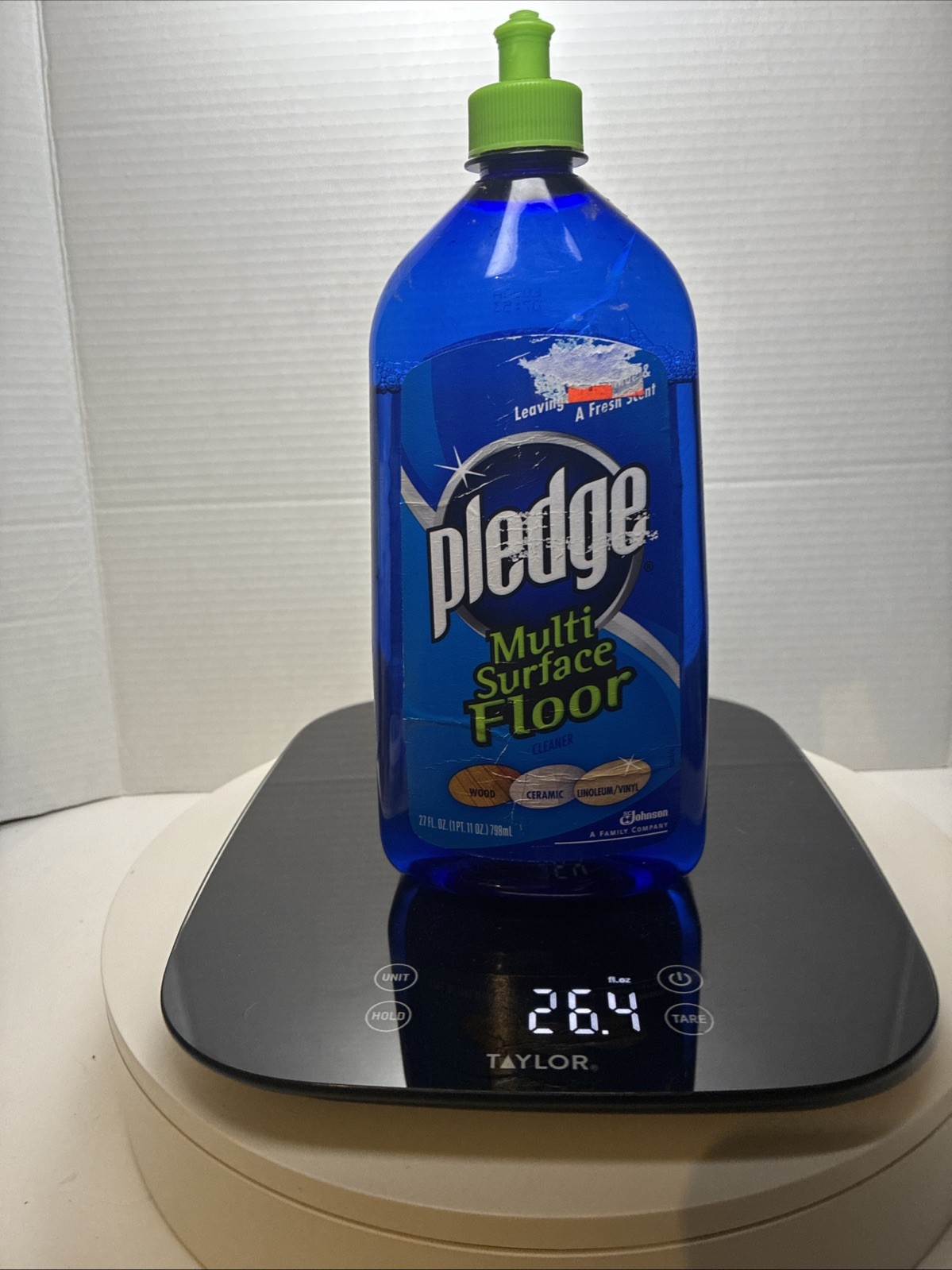 USED Pledge Multi Surface Floor Cleaner 27oz