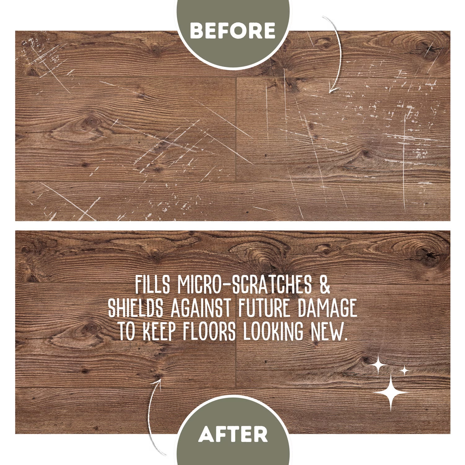 (2 Pack) Quick Shine Multi-Surface Floor Finish PFAS-Free Floor Polish 64 fl oz