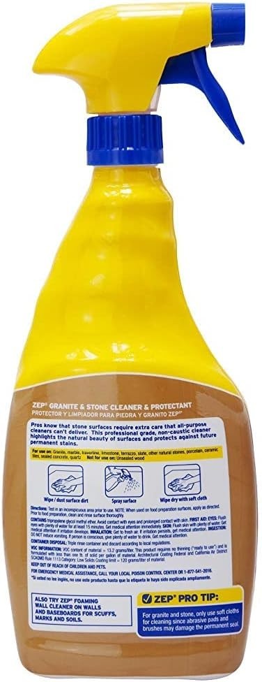 Zep Granite and Stone Cleaner Protectant 32 Fl Oz (Pack of 1), No Color