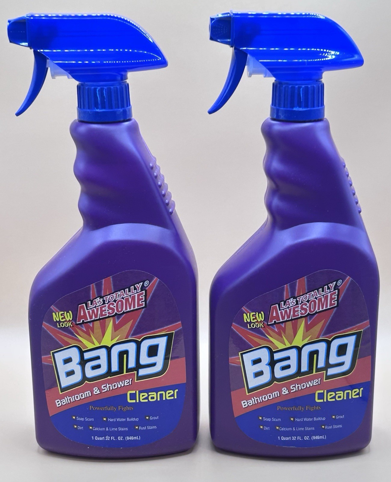 2 PACK- Bang LA’s Totally Awesome Bathroom & Shower Cleaner32oz Each