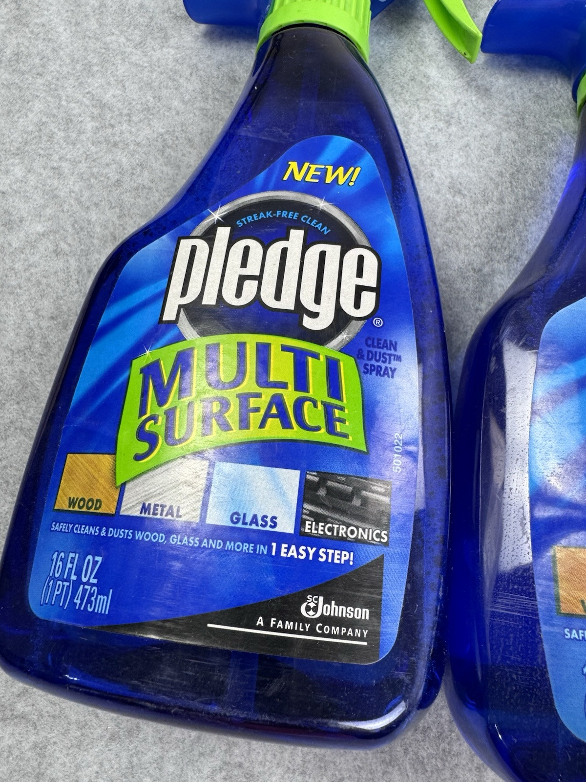 Pledge Multi Surface Cleaner Spray 16oz 2 Pack Wood Glass Electronics New