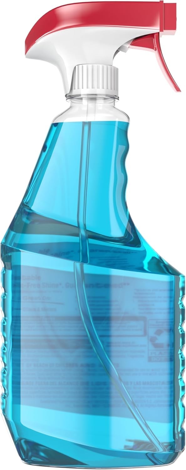 Windex Glass and Window Cleaner Spray Bottle, Original Blue, 23 fl oz