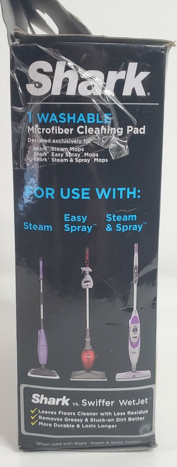 Shark Microfiber Cleaning Pad Sonic Steam Easy Spray 1 Count Washable For Floors