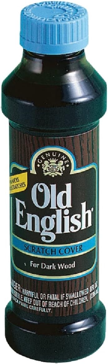 75144 Scratch Cover For Dark Woods, 8oz Bottle, Wood Polish