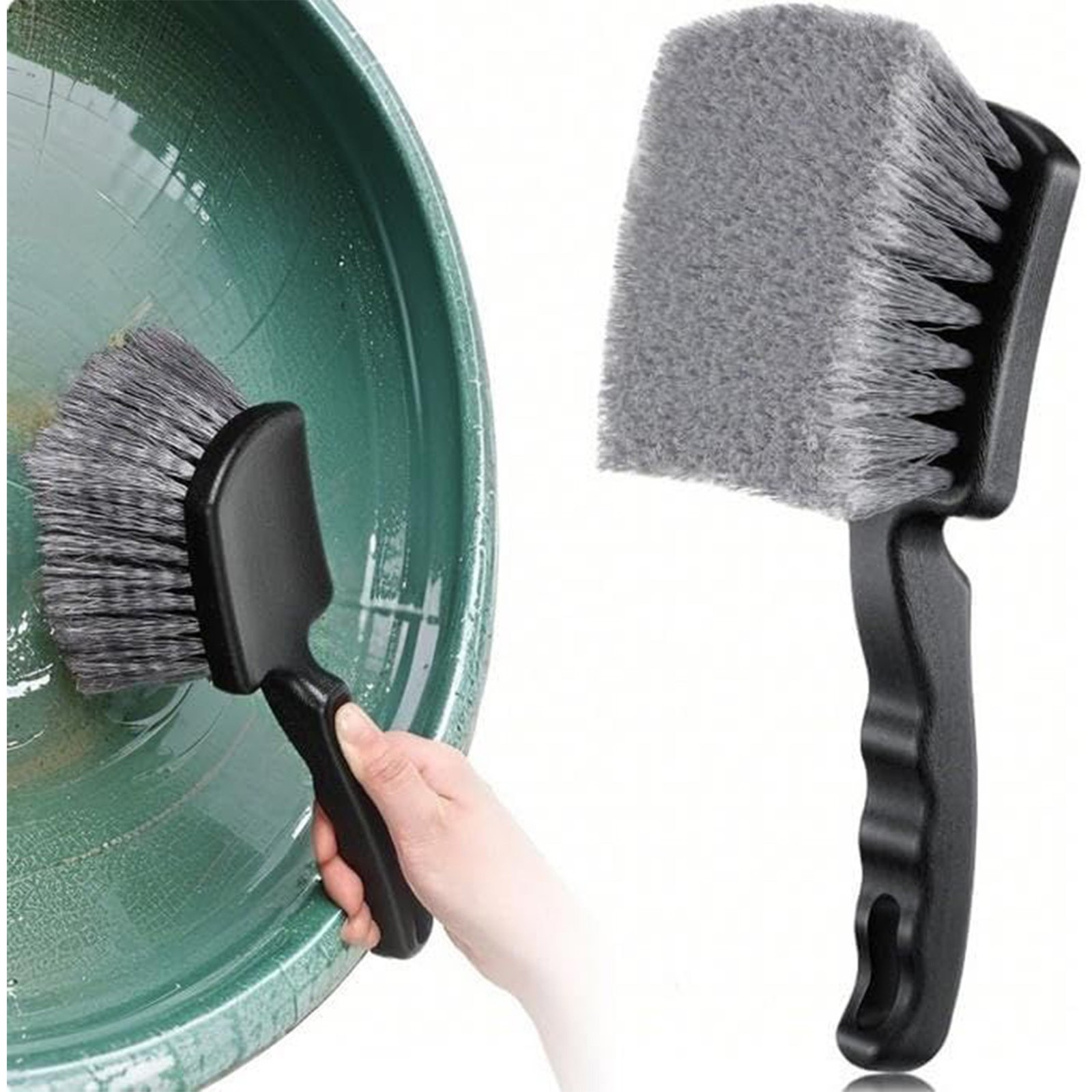 Handheld Tire Cleaning Brush Car Truck Wheel Tire Brush PVC wire Brush