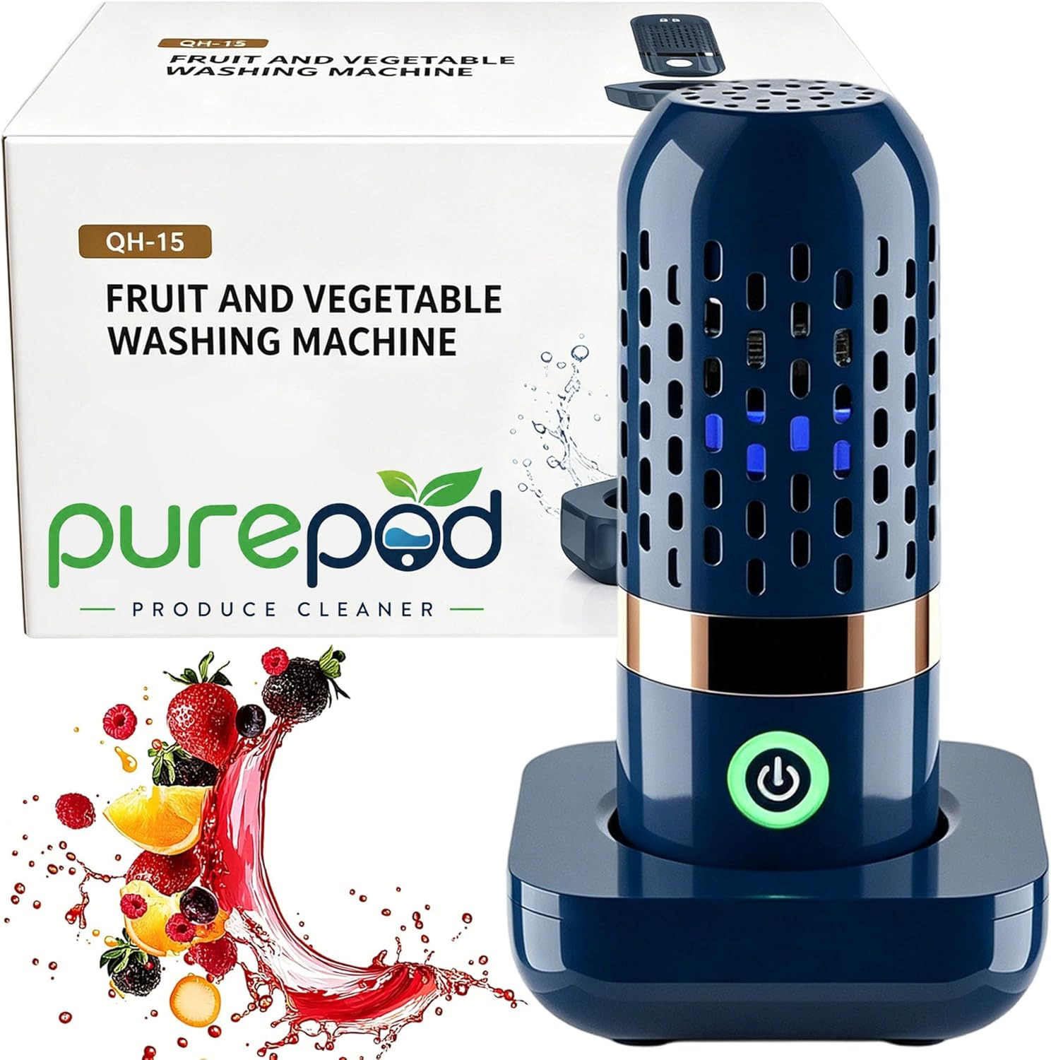 Produce Cleaner & Vegetable Cleaner with Oh-Ion Technology, Wireless Rechargeabl