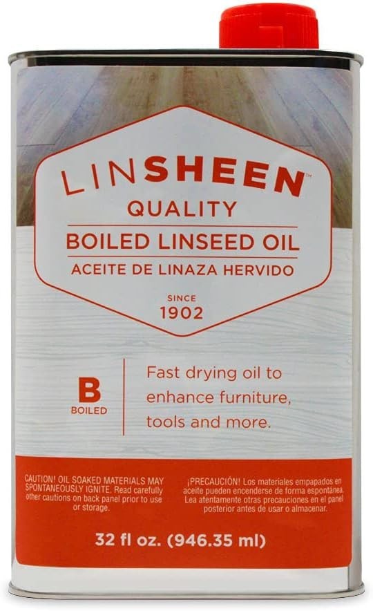 Boiled Linseed Oil – Fast Drying Flaxseed Wood Treatment to Rejuvenate and Re…