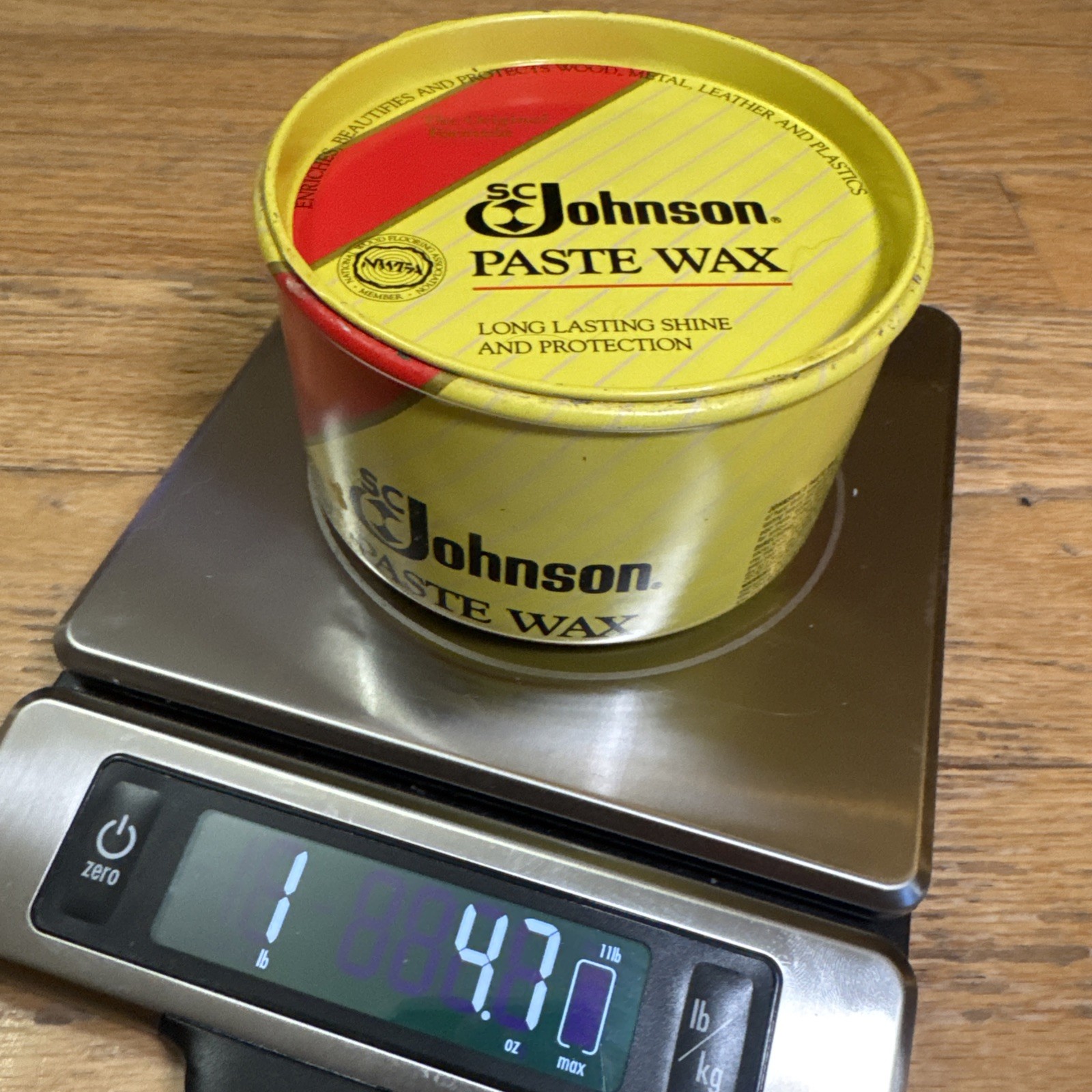 SC Johnson Paste Wax The Original Formula, 16 oz (1 lb) Discontinued READ