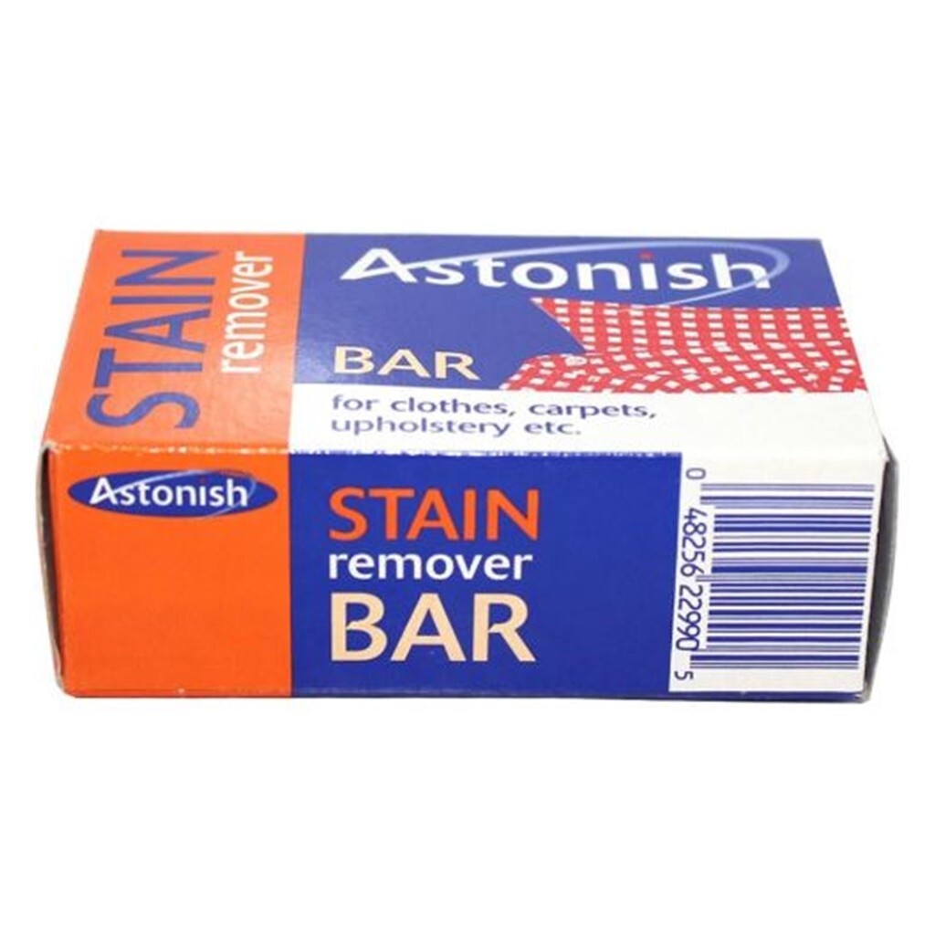3x Astonish Stain Remover Bar Clothes Carpet Upholstery Pre Laundry Fabric 75g.