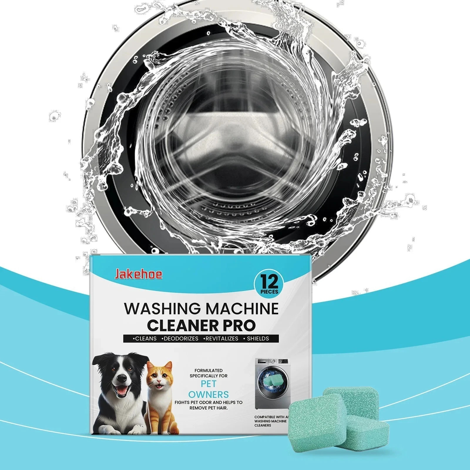 Uproot Clean Washing Machine Cleaner Tablets – 12 Pack