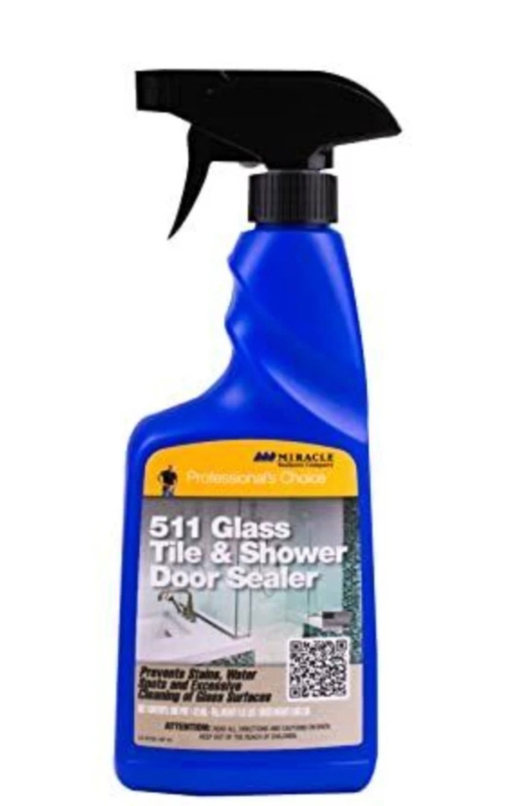 Miracle Sealants 511 Glass Tile & Shower Door Sealer Spray Prevents Spots