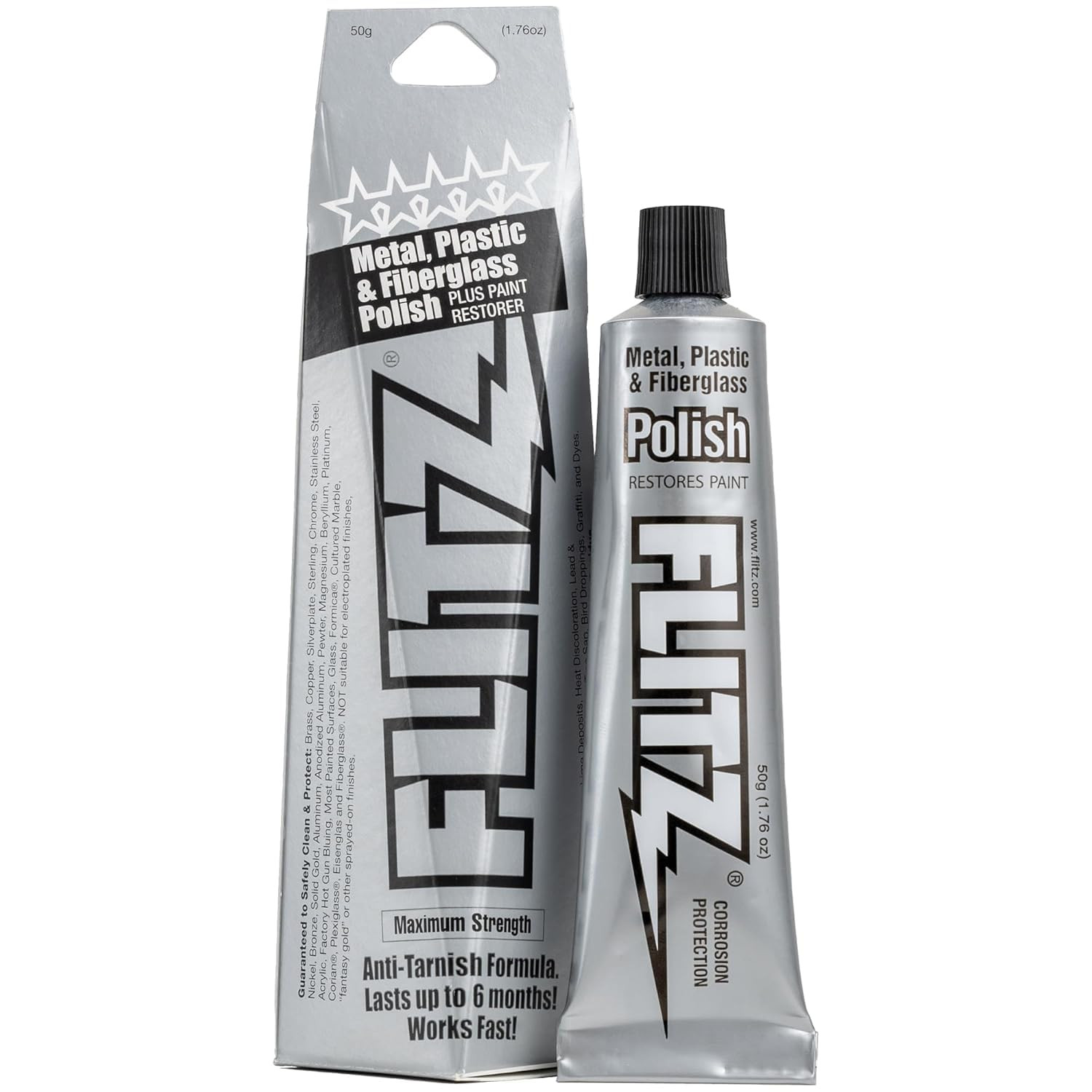 Metal Polish and Cleaner Paste, Also Works on Plastic, Fiberglass, Aluminum, Jew