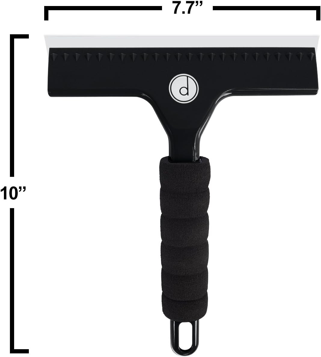 Squeegee for Shower Door, Car Windshield, and Glass Window – 2 Extra Silicone Re