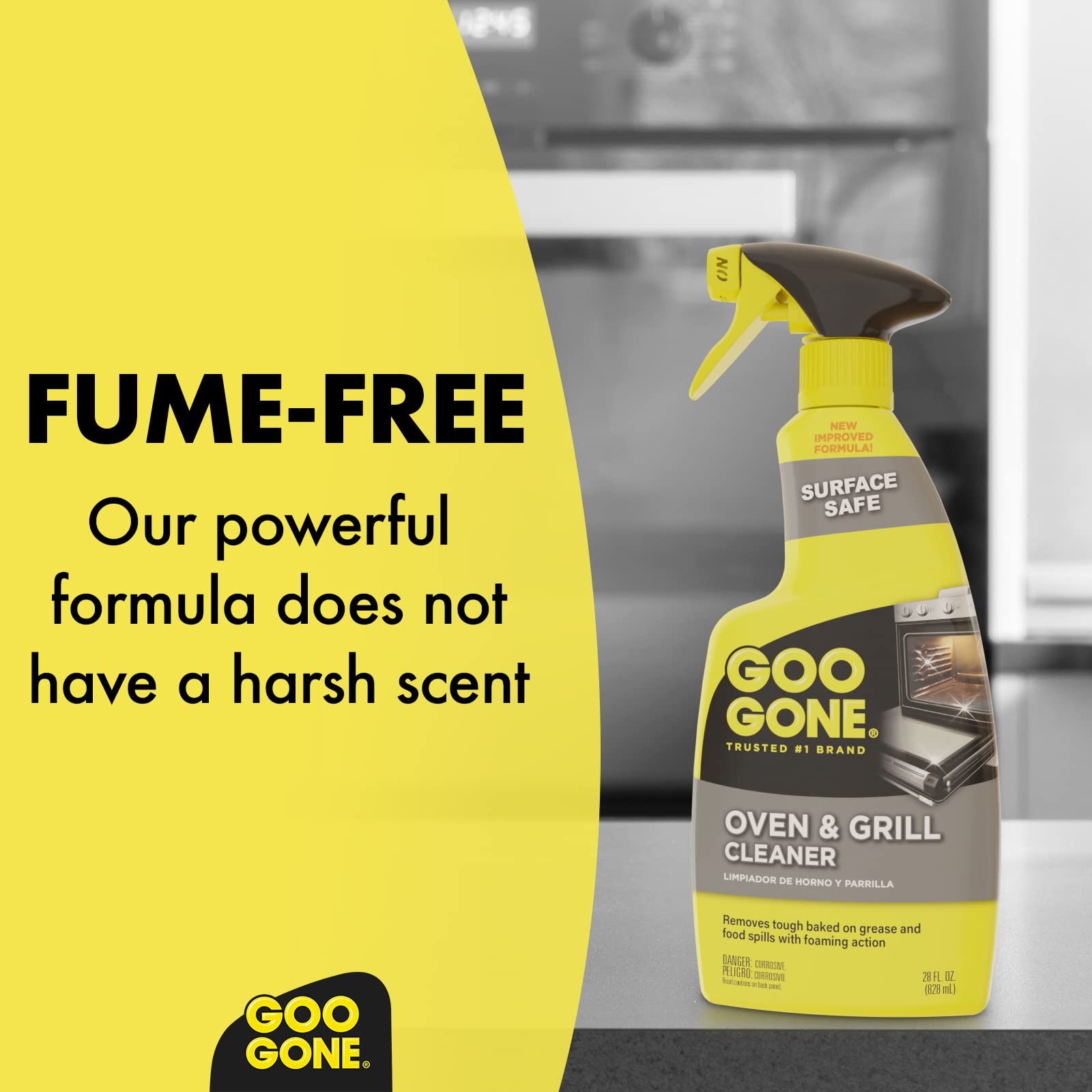 Oven and Grill Cleaner – 28 Ounce – Removes Tough Baked On Grease and Food Sp…