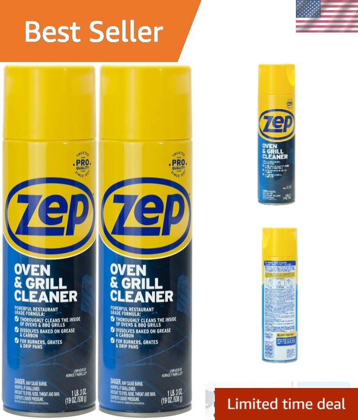 Zep Heavy-Duty Oven and Grill Cleaner ZUOVGR19 (2-Pack)