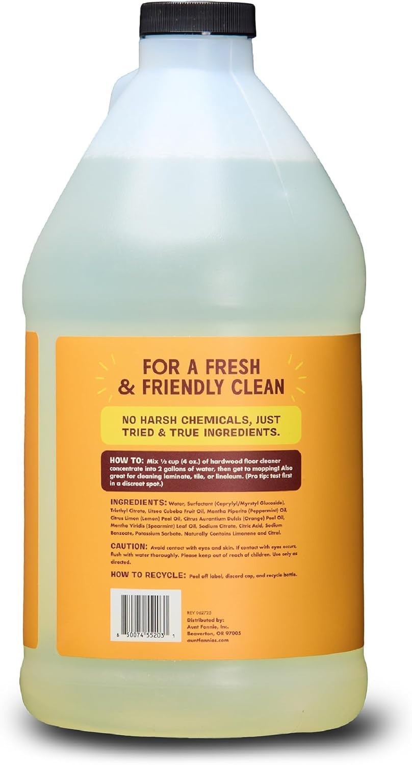 Cruelty-Free Ultra Concentrated Cleaner – 64 oz for Hardwood Floors, Lemon Scent