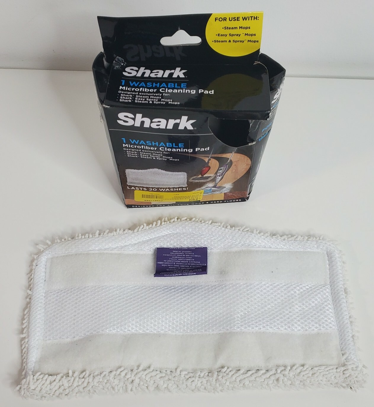 Shark Microfiber Cleaning Pad Sonic Steam Easy Spray 1 Count Washable For Floors