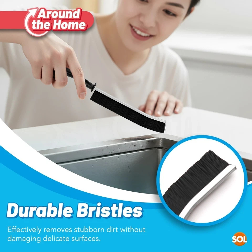 Crevice Gap Cleaning Brush Hard Bristle Grout Kitchen Bathroom Cleaning Tool