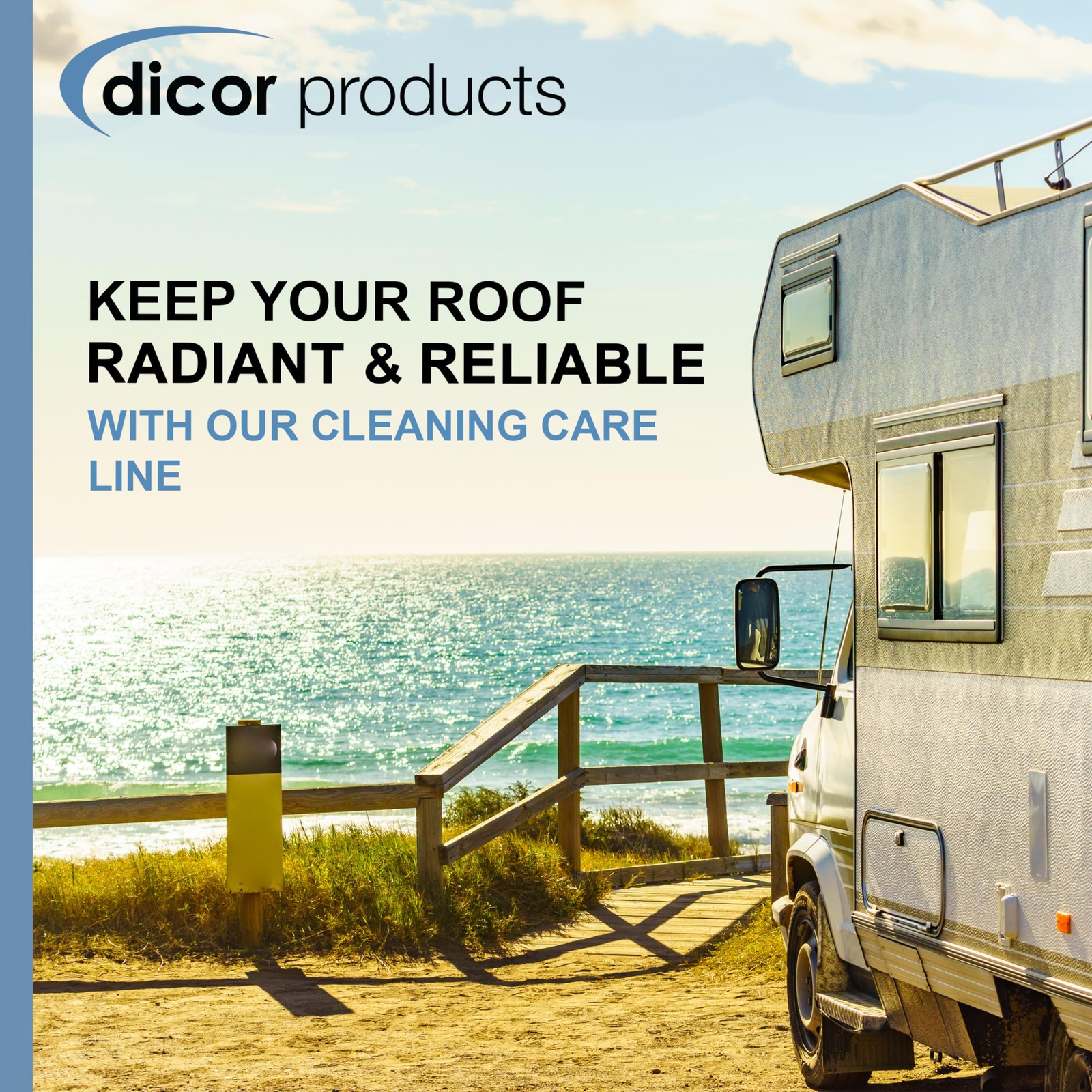 Dicor Deep Cleaning RV Roof Cleaner Spray Refill 1 Gallon White