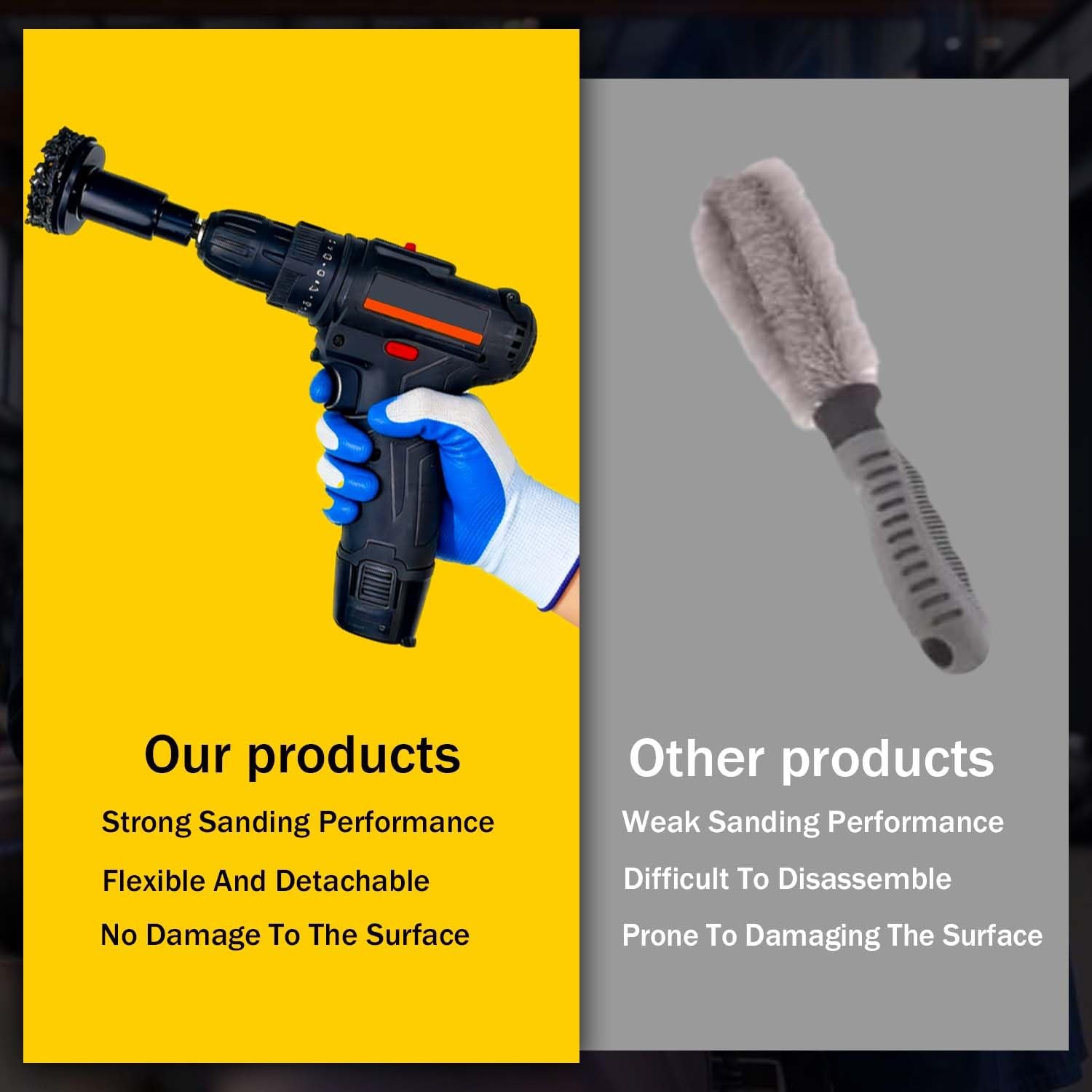 Wheel Hub Stud Cleaning Tool Kit Rust Removal Disc for Cars Light Trucks