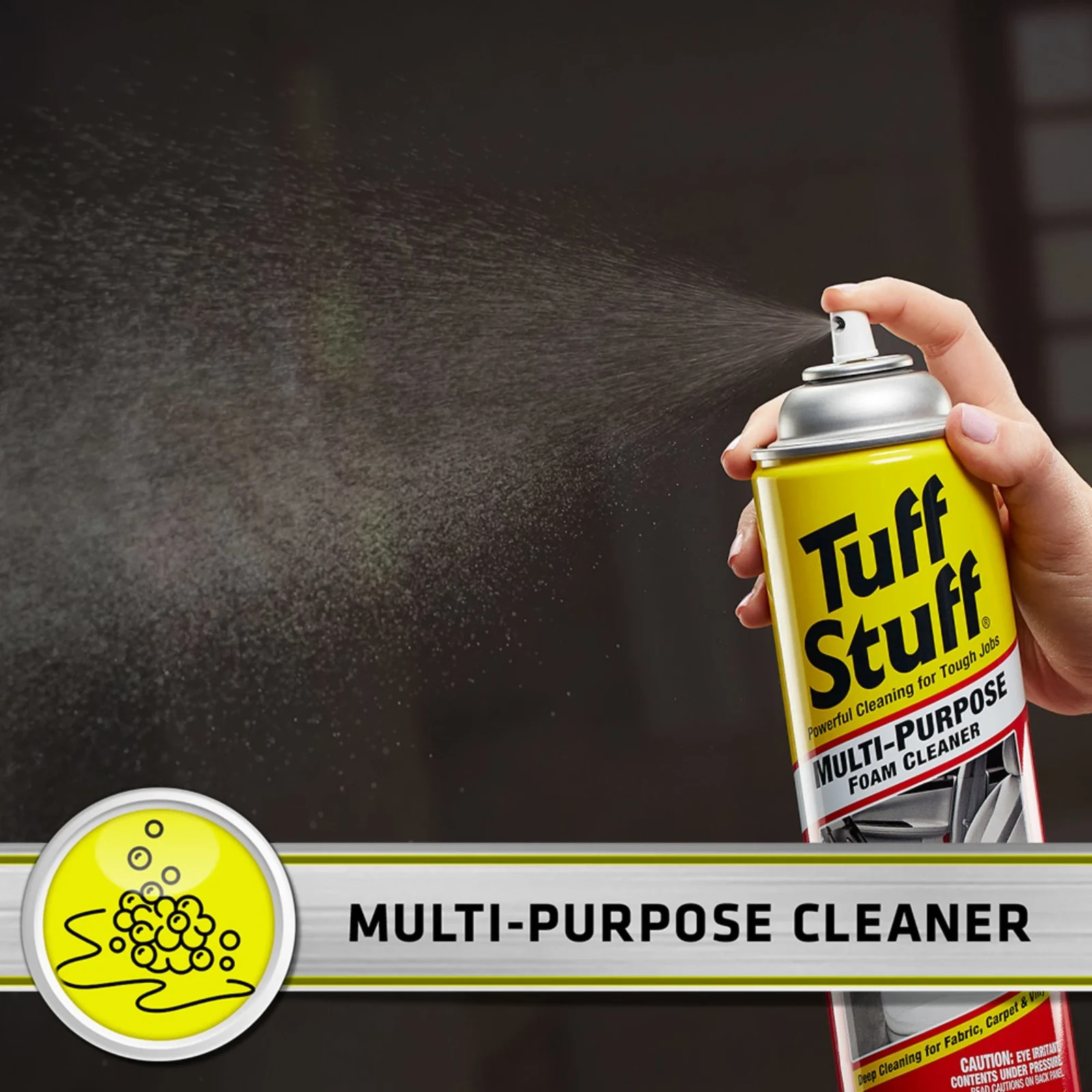 2 Pack Tuff Stuff Multi Purpose Foam Cleaner Deep Cleaning Car Interior