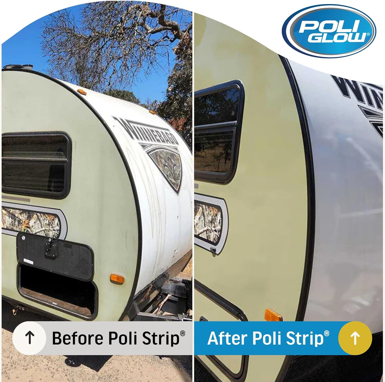 Proprietary Formula Poli Strip® Concentrated Boat and RV Stripper & Degreaser –