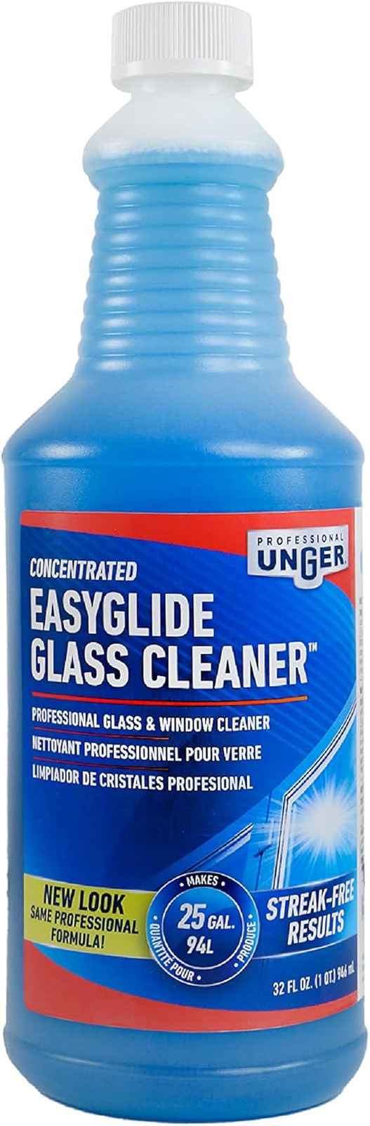 Glass Cleaner Concentrate 32 oz Ammonia-Free Safe for Tinted Windows Windshields