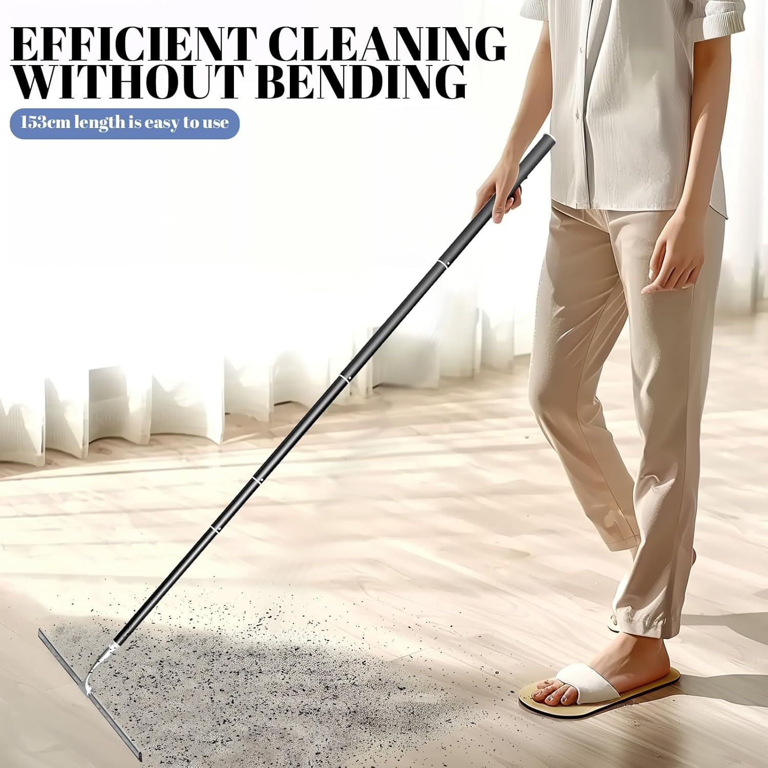 Shower Squeegee with Long Handle Window Squeegee with Extension Pole Squeegee fo