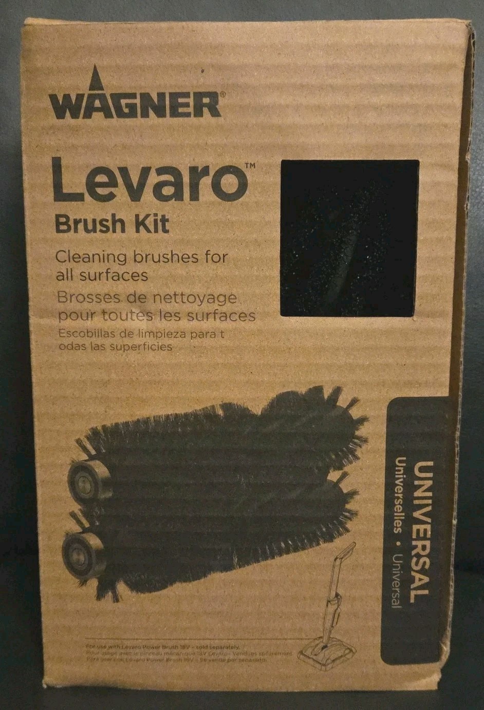 Wagner Levaro Universal Brush Kit Cleaning Brushes For All Surfaces New In Box